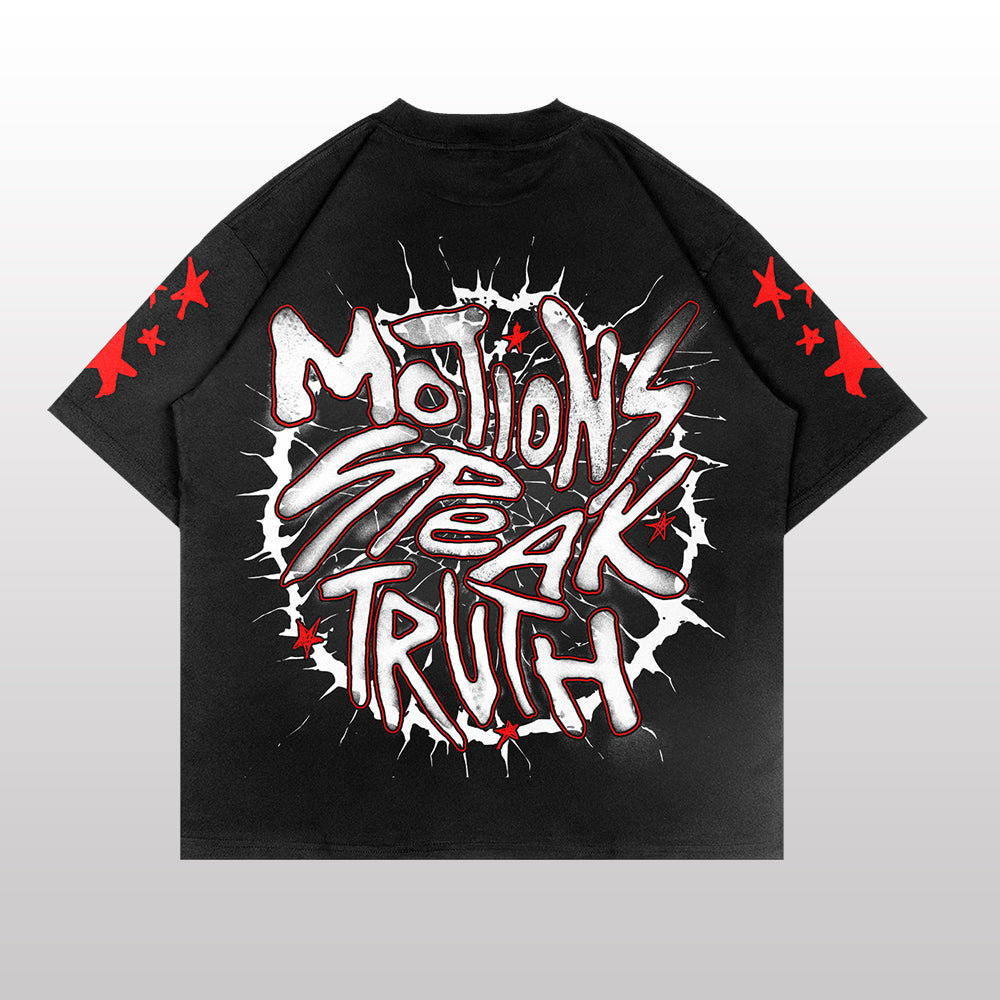 Motion Speaks Truth T-Shirt (Black)